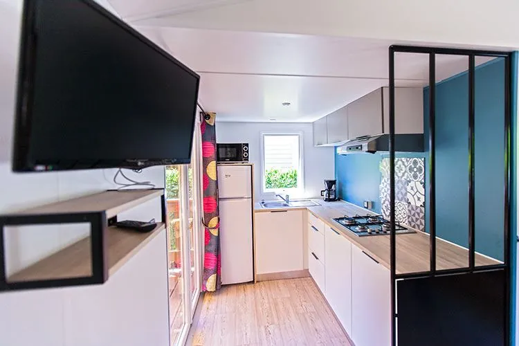 Mobil-home Louisiane Grand Large au Camping des Neiges, Savoie