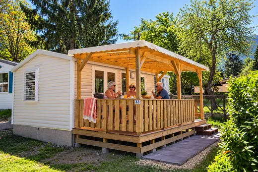 Stacaravan op Camping des Neiges in de Tarentaise